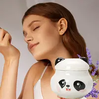 Baume de parfum solide en céramique Panda, parfum floral, stick de parfum, déodorants, arôme corporel, parfums longue durée, onguent 1