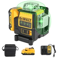 Niveau laser vert à batterie au lithium DEWALT DW089LG 2026 |   12 lignes, 3 côtés, 360 °   Horizontal Vertical |   Mesure de nivellement en extérieur 1