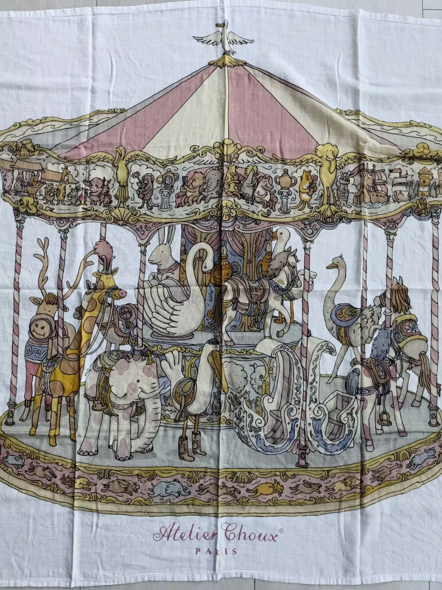 Custom Organic Cotton Baby Blanket 1