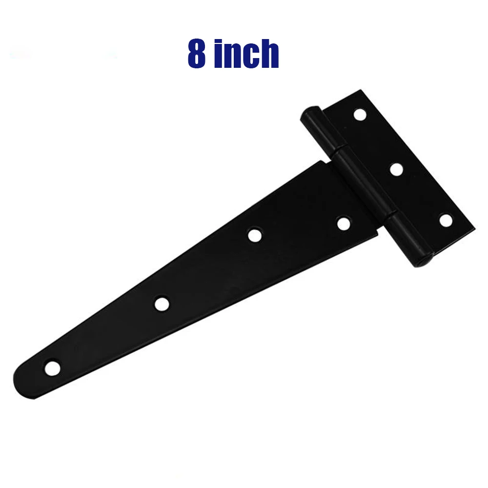 Tools Shape Furniture Garden Gate Wooden Door Hinges Hardware Cabinet Shed Tee Hinge Black Iron
