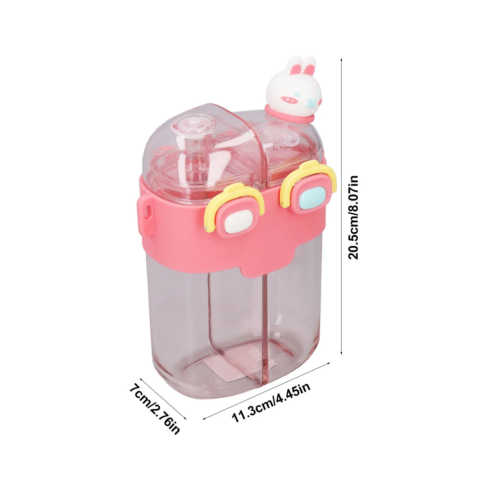 음료수 병 커버 분리형 컵 누수 방지 휴대용 이중 용도 780ml 스포츠용 조절 가능한 스트랩이 있는 물병