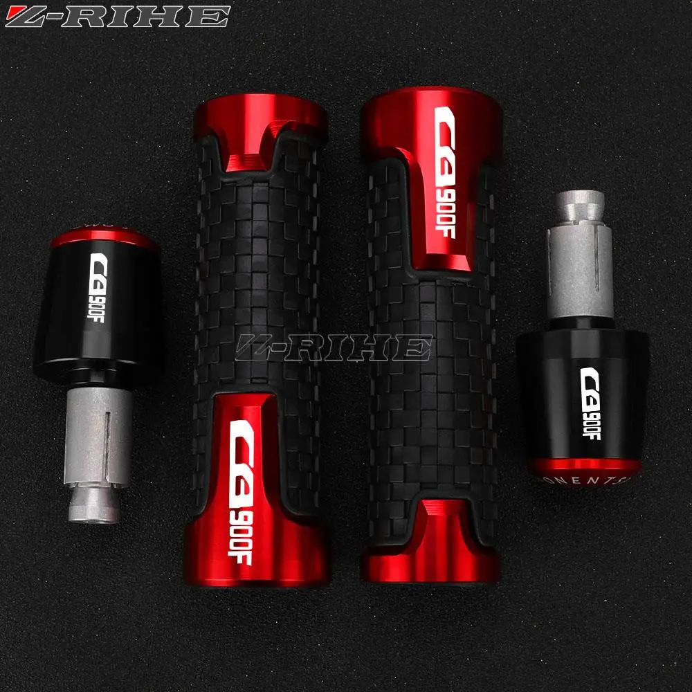 

22MM Handlebar Grips For Honda CB900F CB900 F Hornet 2001 2002 2003 2004 2005 2006 2007 2008 CB 900F Handle Bar Cap End Plugs