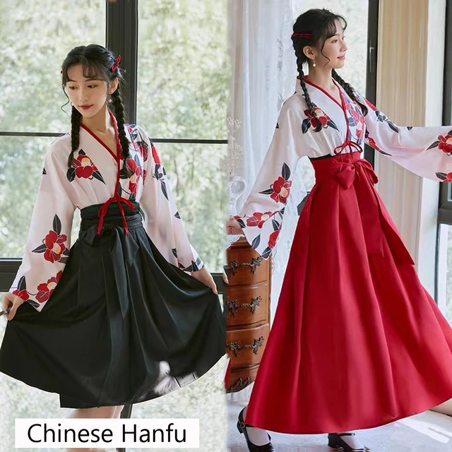 Japanese Style Floral Print Kimono Haori For Women Top Short & Outfits Full Sleeve 2022 Kawaii Summer Fashion Asia & Pacific Islands Clothing - AliExpress