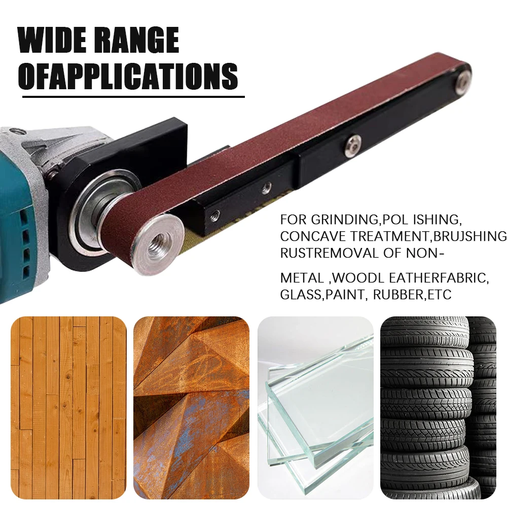 Metals Handle Holder Adapter Tool Accessories Sanding Belt Machine Electric Drill Conversion Angle Grinder Trimming Polishing
