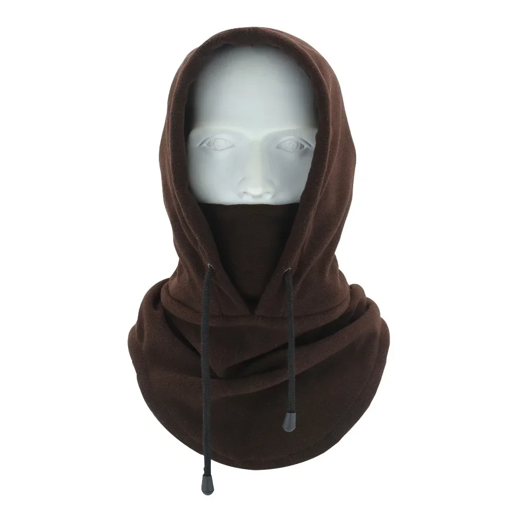 Unisex Polar Fleece Windproof Winter Beanie and Full Face Ski Mask
