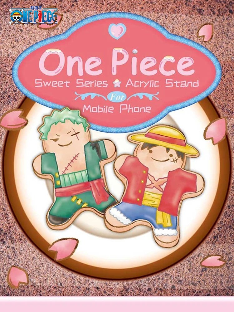 Genuine One Piece Blind Box Dessert Party Series Humanoid Standing Sign Supporto Per Cellulare Acrilico Standing Card Regalo Di Compleanno