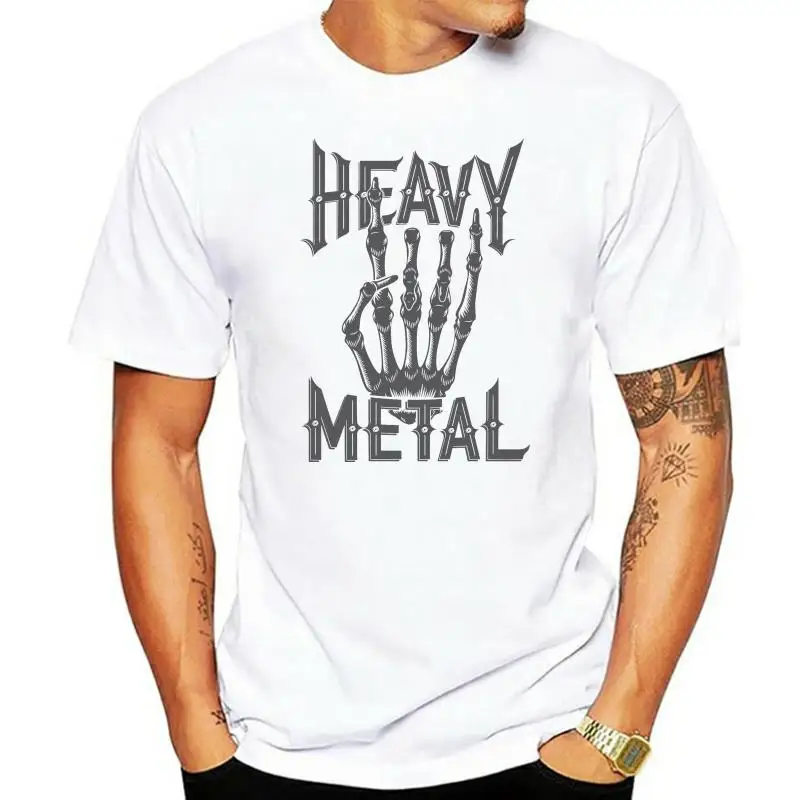 T-Shirt Uomo Felicità Regalo Estate Heavy Metal Rock Musica T Shits Stampa Manica Corta Casual O-Collo Cotone