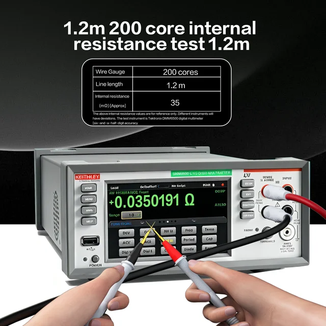 كبل أفوميتر i2C سيليكون (فيشة عدلة) – نحاس نقي (سن مطلي ذهب / ستانلس) 2