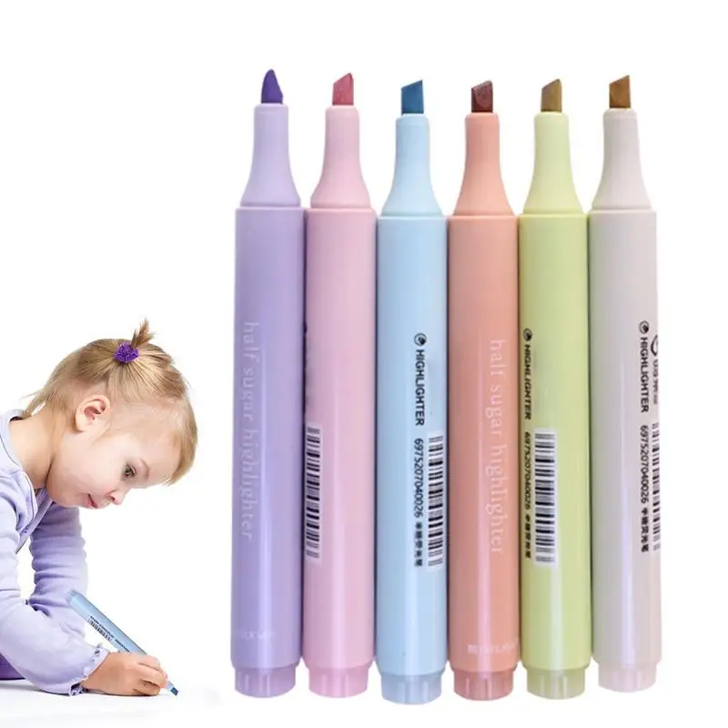 Colored Chalk Markers Smooth Pastel Colors Marker Pen Soft Color Quick Drying Marker Pen For School Teacher Classroom And Office marie s non toxic artist pastels circular soft pastels set chalks 12 24 36 72 colors soft dry pastel artist chalk pastel sticks