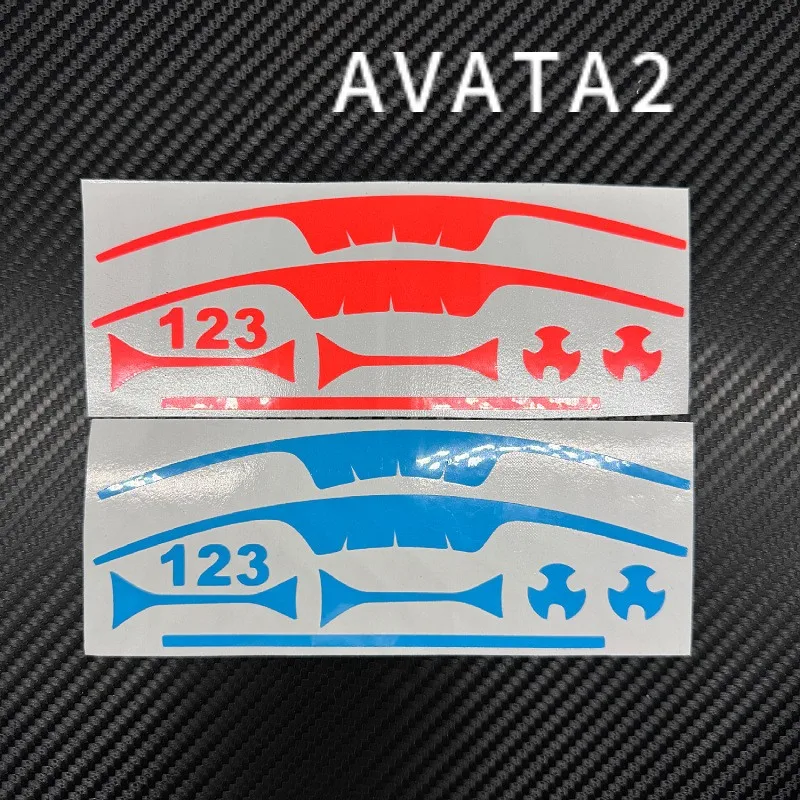 1Set Waterproof Sticker For DJI AVATA 2 Drone Waterproof Glow Sticker Illuminated Stickers Drone Accessories Stickers