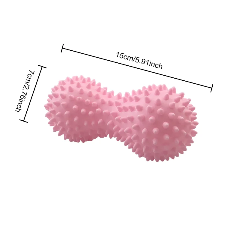 Massage Ball Peanut Spiky Training Muscle Pain Stress Foot Relaxation Myofascial