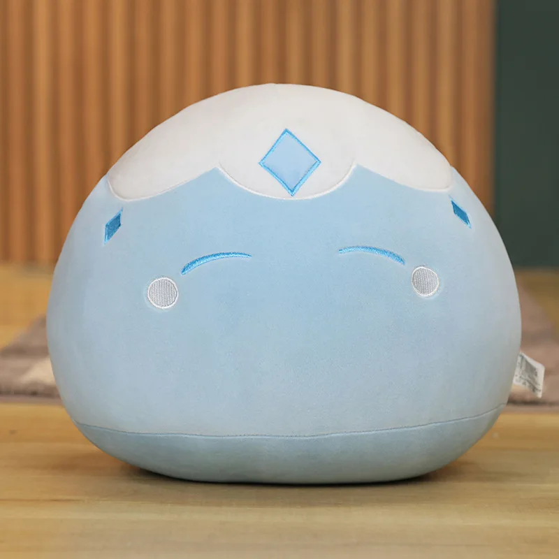 10cm Anime Figure Genshin Impact Slime Pillow Doll Kawaii Cartoon Cosplay Plush Toys Children Birthday Gifts Accessories