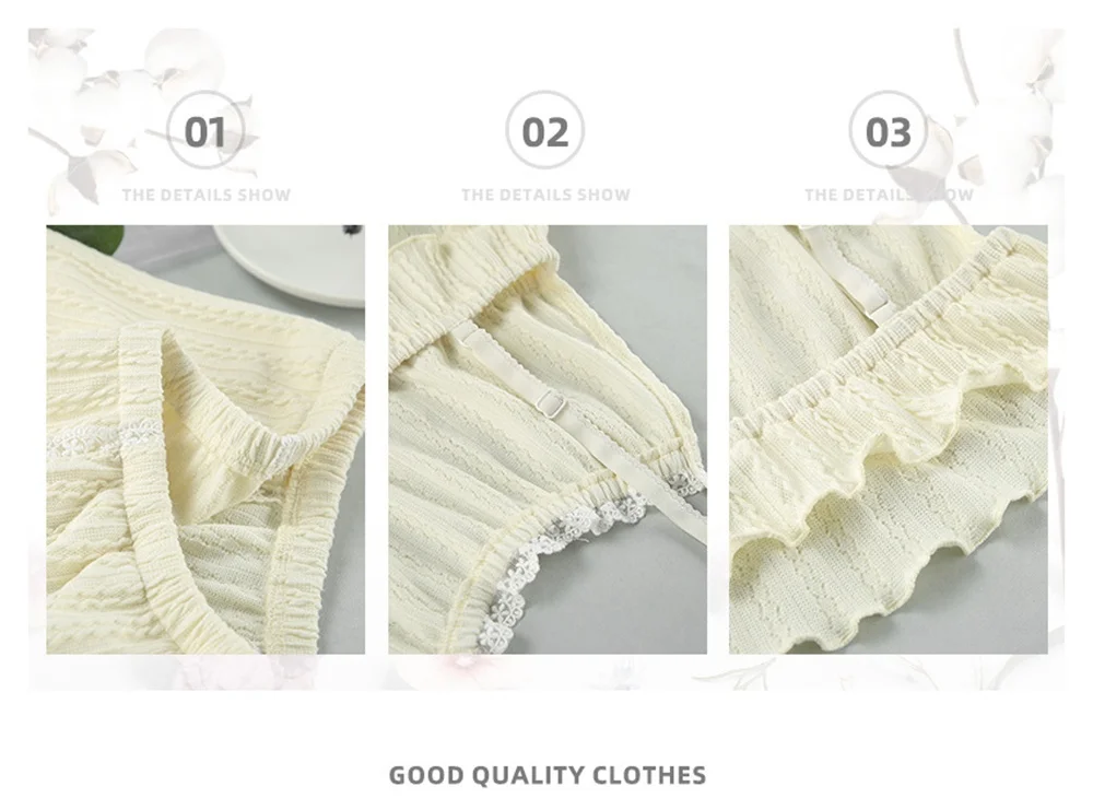Knit Shorts Pajama Set shown in another color option with relaxed summer homewear styling