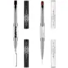 2Pcs Dual-ended Nail Design Brushes Rhinestone Handle UV Gel Nail Brush Set Professional Nail Art Tools 1