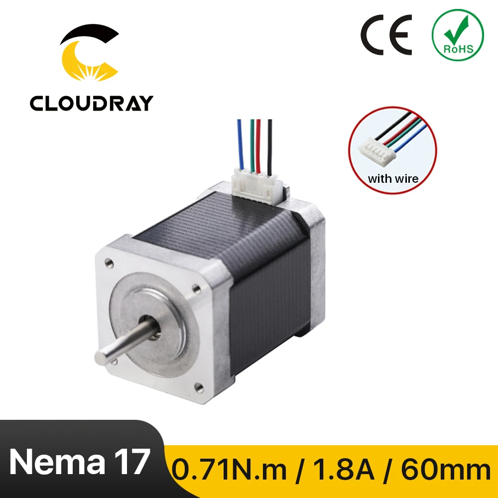 Nema17 스테퍼 모터 60mm 2 상 71Ncm 1.8A 3D 프린터 용 듀퐁 4 리드 케이블이있는 스테퍼 모터 CNC XYZ