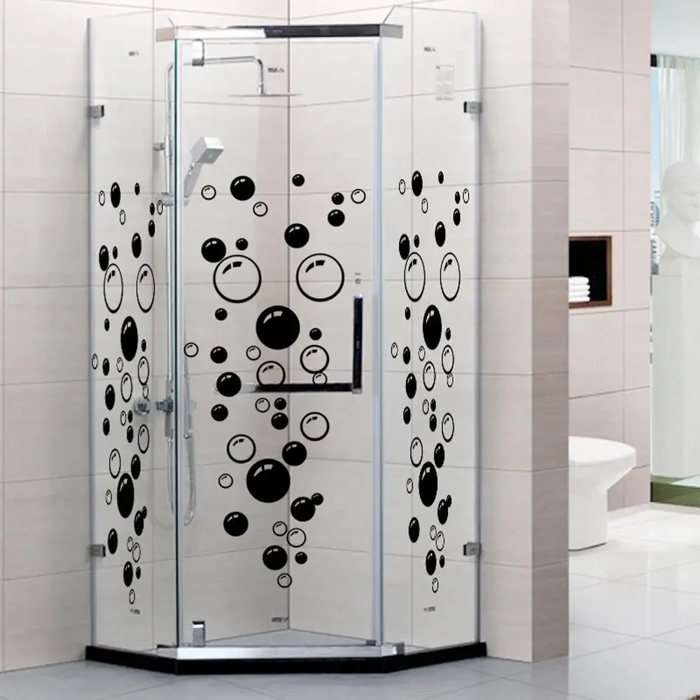 Wall Stickers Window Stickers Removable Bubbles Wall Stickers For Bathroom Waterproof Glass Window Kids Room