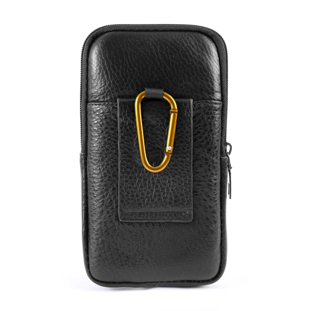 Fashion Men Small Waist Packs Wallet Retro Waist Bag Pure Color Purse Money Multi-function Wallet Fanny Packs