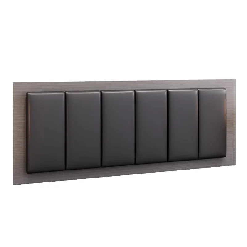 Wall Mounted Wooden King Size Hotel Bed Headboard Panels 5 Star Hotel Bedroom Set Bed Headboard Panel with Nightstand