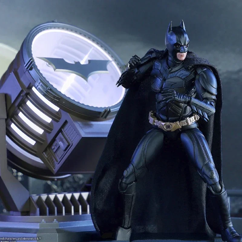 Modoking Dc Dark Knight Battle Suit Batman Searchlight Batmobile 1/12 Assembly Movie Model Action Figure Boy Toys Gift