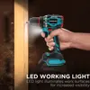 PATUOPRO 10mm Cordless Brushless Electric Drill 2-Speed Metal Chuck Screwdriver Home DIY Tool For Makita 18V Battery(No Battery) 5