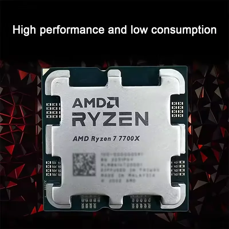 AMD 8코어 16스레드 라이젠 7 7700X R7 7700X 4.5GHz CPU 프로세서 5NM L3=32M 소켓 AM5 (쿨러 미포함)