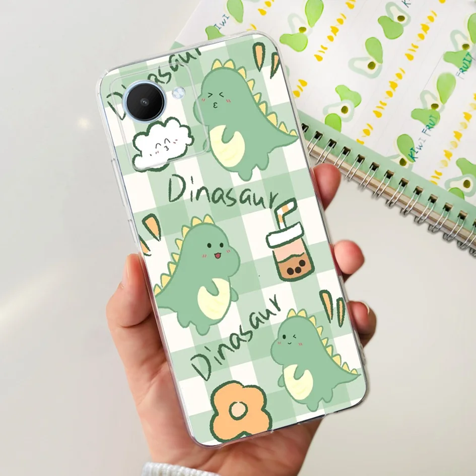 Fashionable Marble Cartoon Soft Phone Case - Bumper Cover