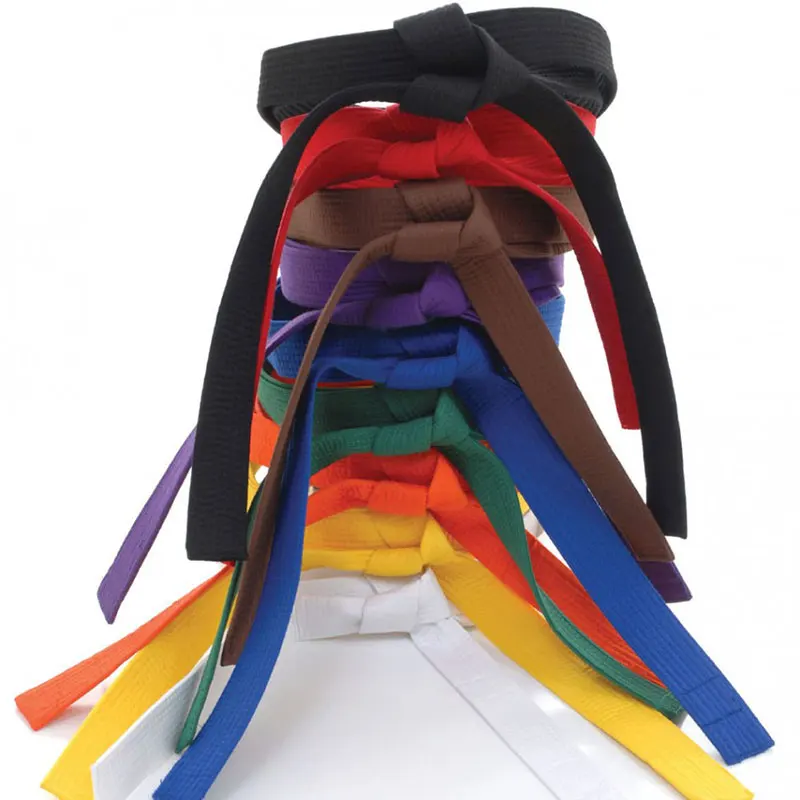 Colored Karate Belt Progression Set for Children and Youth Training