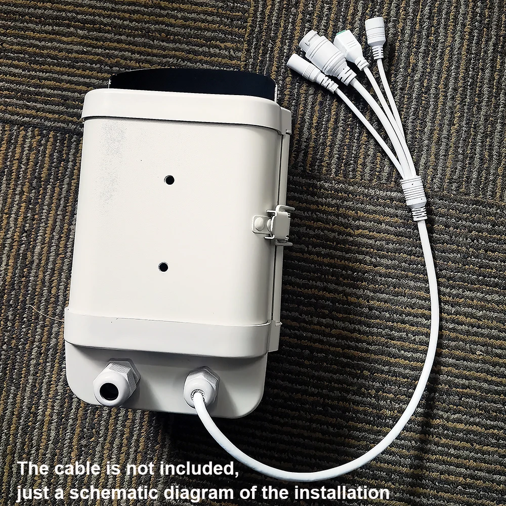 Security Camera Cover 6 inch camera waterproof outdoor shell box for CCTV Camera