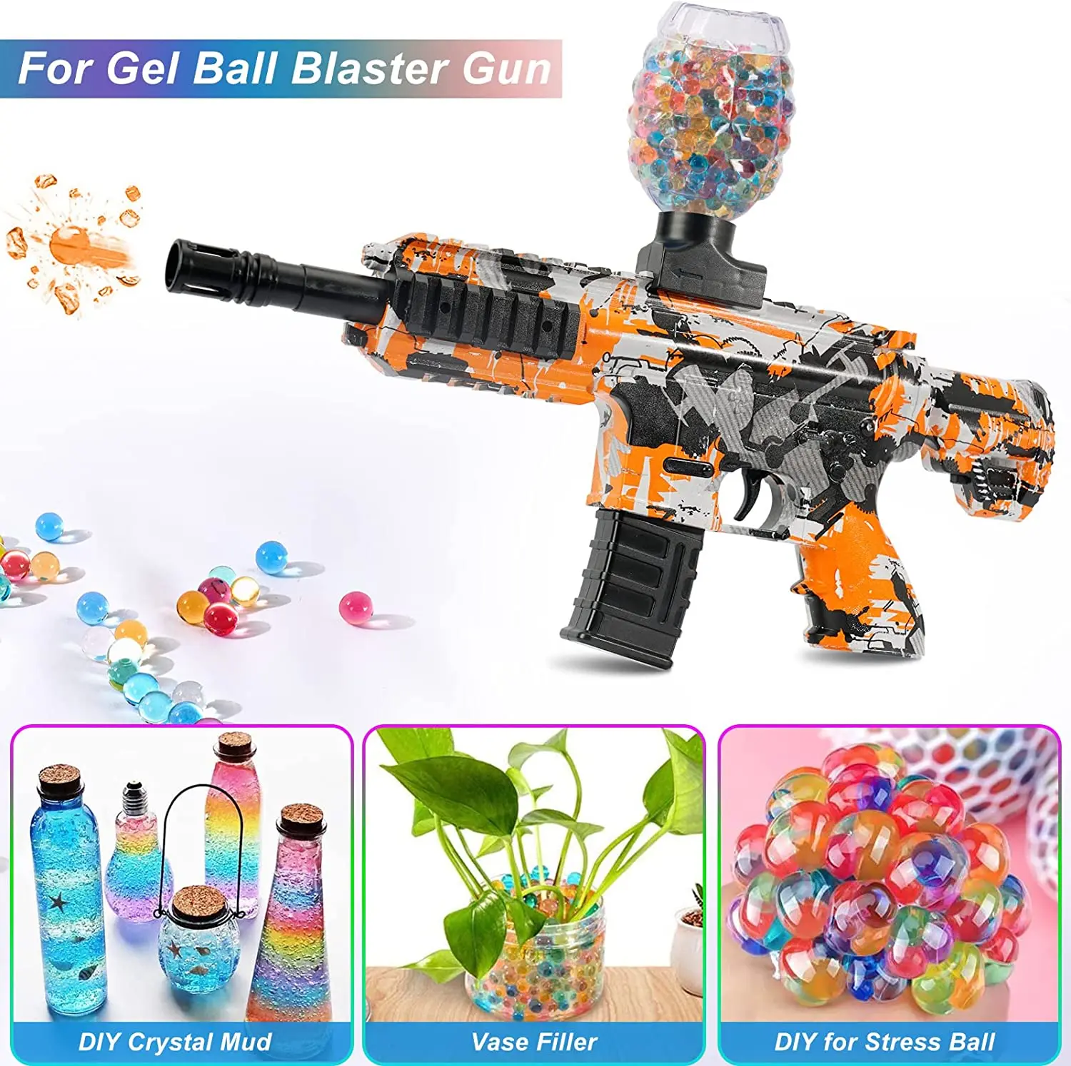 GelBallBlasterRefillAmmoWaterBeadsSplatrballBlasterSplat