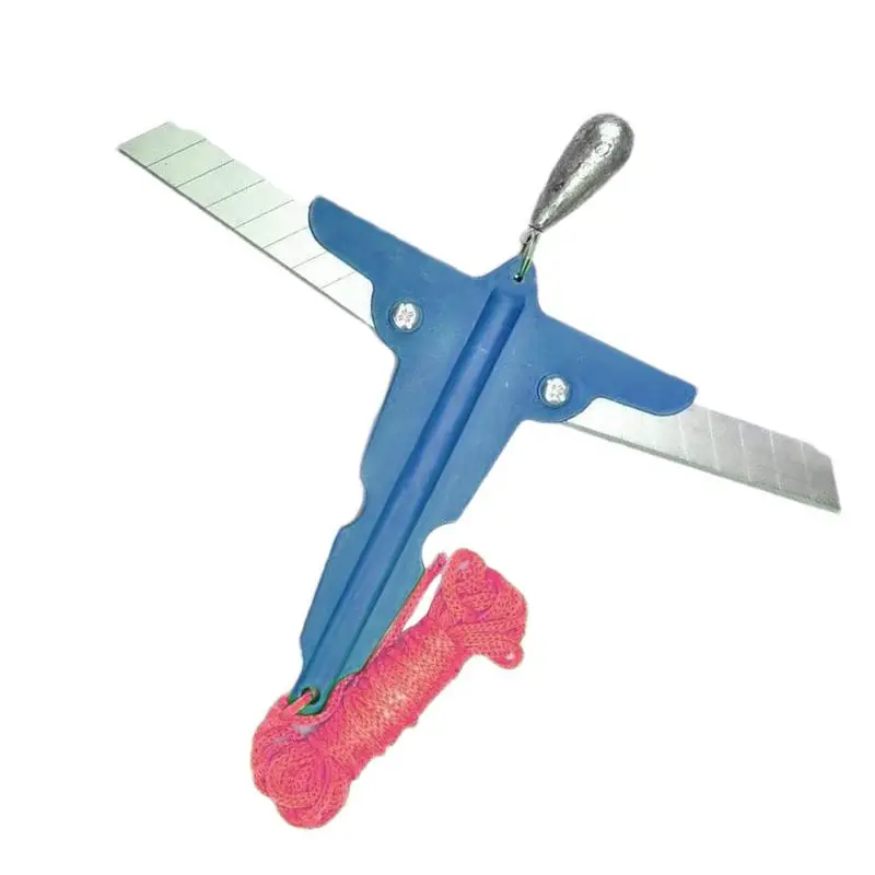 Weeding Cutter For Lakes Aquatic Plants Removing Tool Stainless Steel Water Grass Cutter 5m Long Rope Fishing Gadgets