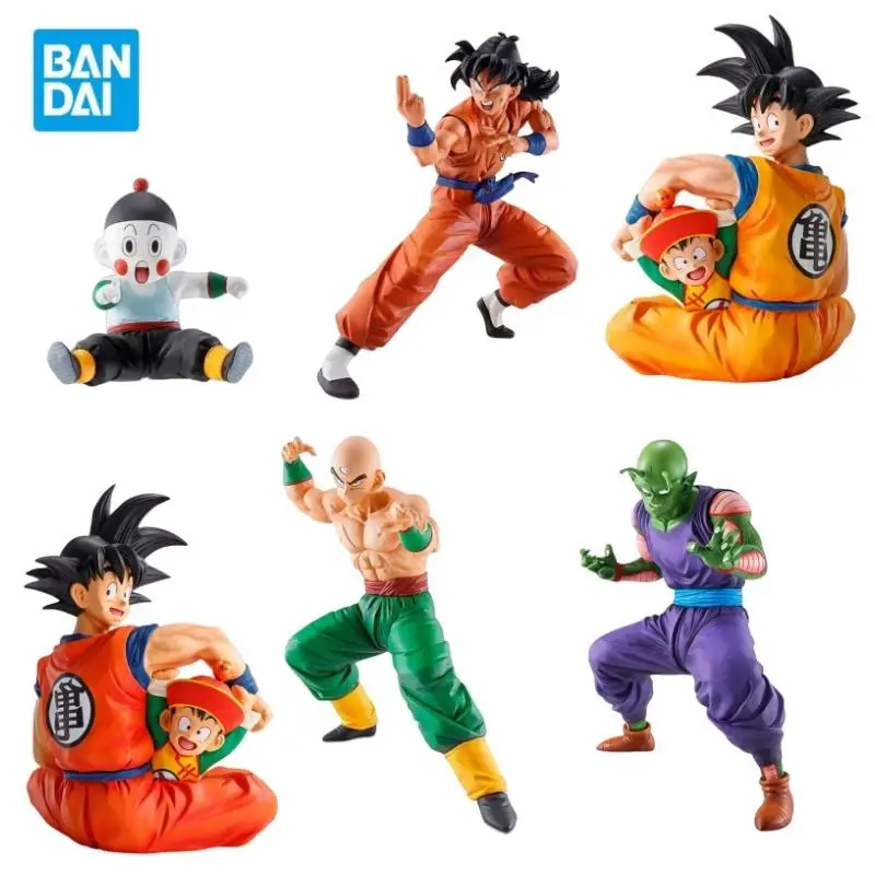 Bandai Banpresto Dragon Ball Shuho Earth Goku Gohan Piccolo Tien Shinhan Chiaotzu Yamcha Anime Action Figures Model