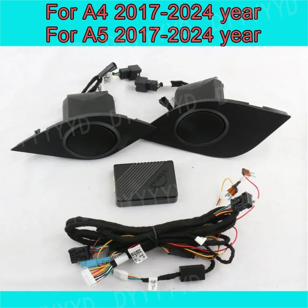 For Audi A4 A5 A6 A7 Q5 Q7 Q8 C7 C8 B9 LED Lifting Tweeter Speaker 32 Colour Car
