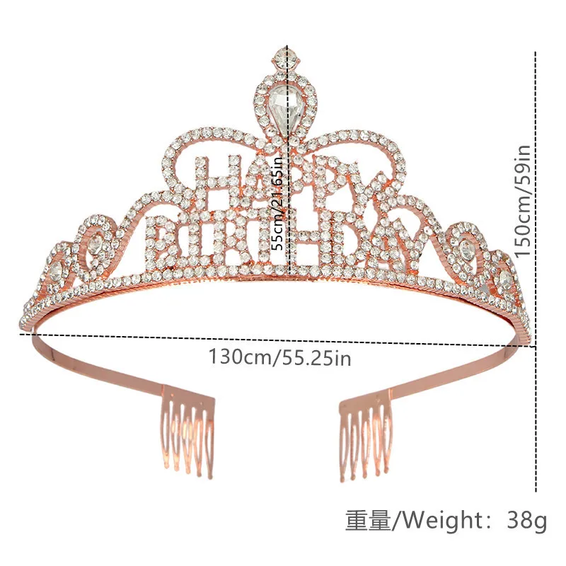 Couronne d'anniversaire, couronne d'anniversaire fille, couronne  d'anniversaire cousue, mousseline de couronne d'anniversaire, couronne de  mousseline