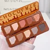 XiXi Cocoa Smooth Thick Emulsion Eyeshadow Tray Advanced Color Development No Fly Powder Earth Color Everyday Novice Beginners 1