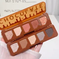 XiXi Cocoa Smooth Thick Emulsion Eyeshadow Tray Advanced Color Development No Fly Powder Earth Color Everyday Novice Beginners 1