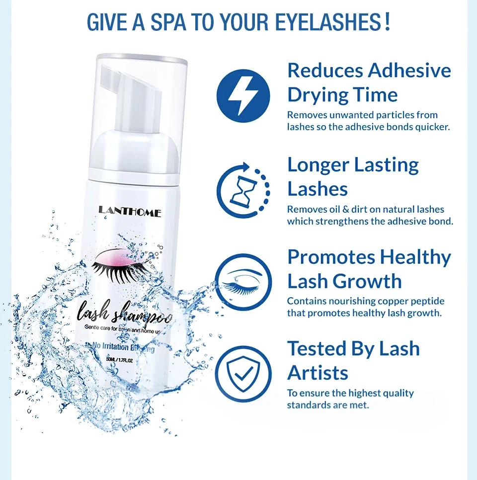 Gentle Eyelash Shampoo Foam