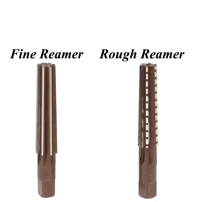 Hand Reamers Set 2PCS/Set MT0/MT1/MT2/MT3/MT4/MT5/MT6 Steel Fine/Rough-Edge Morse Taper Reamer For Milling Finishing Cutter Tool