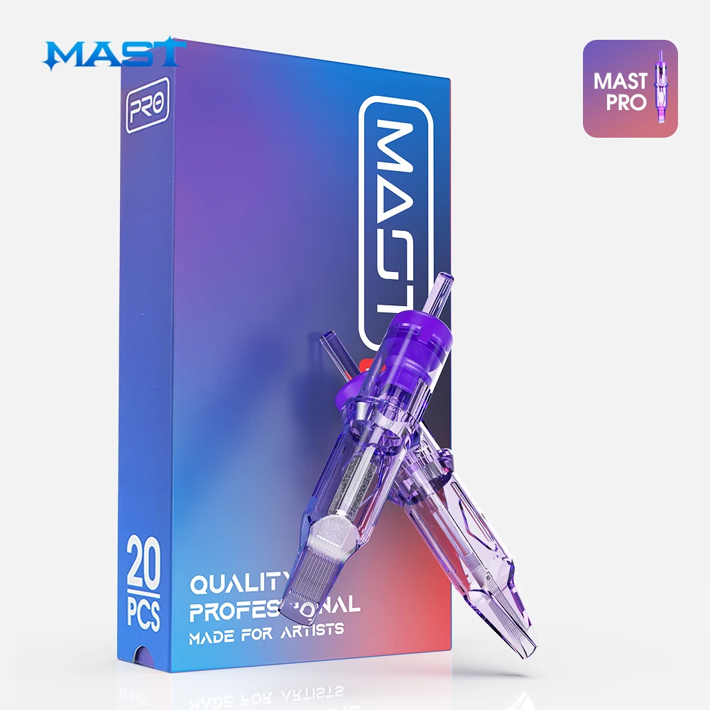 Cartridge Tattoo Needles RL Disposable Sterilized Safety Tattoo Needle for Cartridge Machines Grips 20pcs/lot