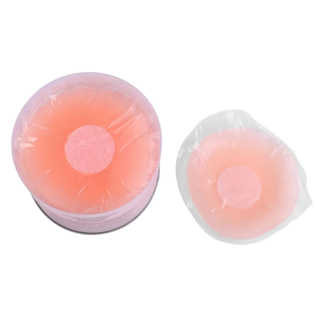 

8 Pairs Nipple Covers Thin Light Anti Exposure Unseen Silicone Breast Pasties Round Reusable Adhesive Waterproof Breathable