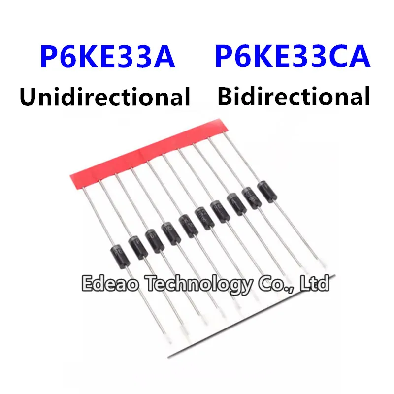 

TVS Diode P6KE33A P6KE33CA DO-15(DO-204AC), 20 шт./партия