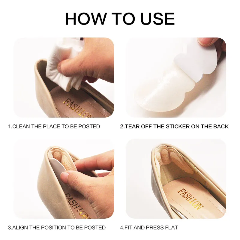 Women's High Heel Comfort Insoles - Cushioned Pain Relief Pads