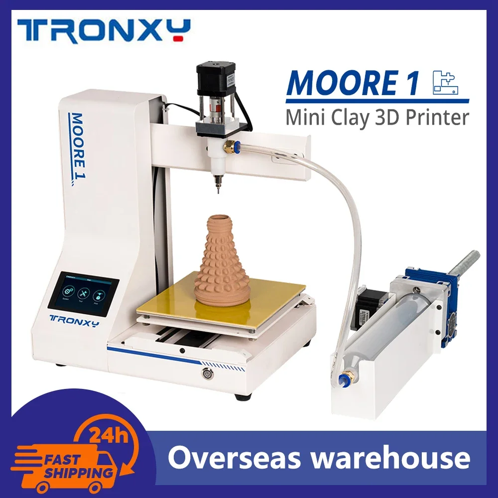 TronxyMoore13DPrinterExtrusionLiquidDepositionModelingClay3d