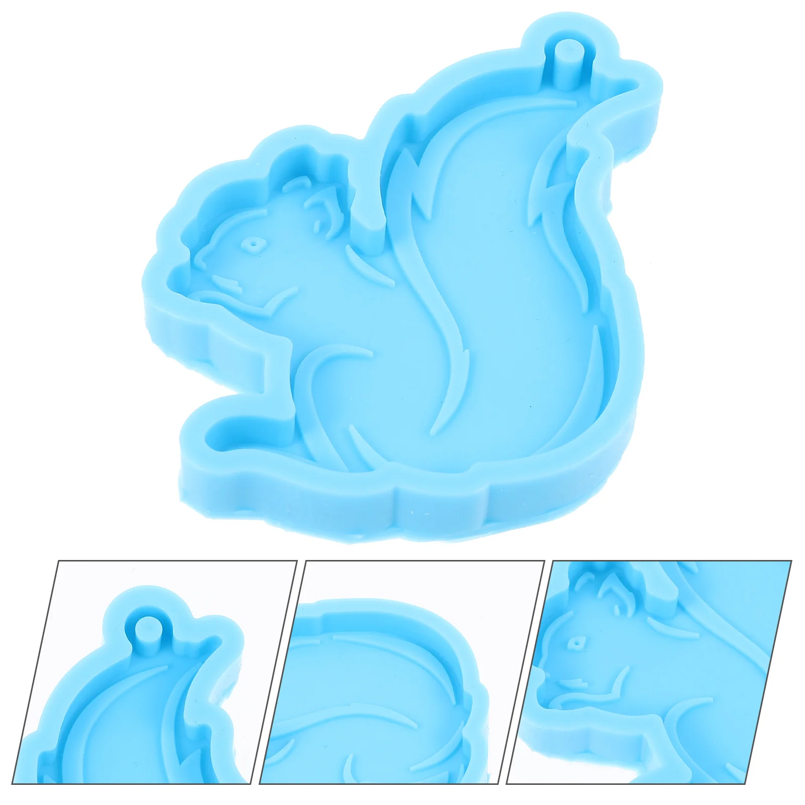 

Jewelry Making Molds Non-Stick DIY Mold Keychain Pendant Mold Decorative Casting Mold Squirrel Shaped Mold