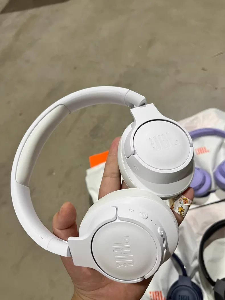 Écouteurs sans fil pliables d'origine JBL Tune 720BT avec suppression Active du bruit casque de sport JBL T720BT