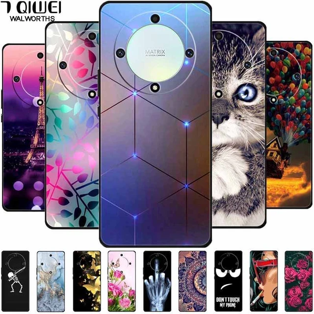 Magic5 Lite Case For Honor Magic 5 Lite Phone Cover Popular Letters Crown  Slim Soft Back