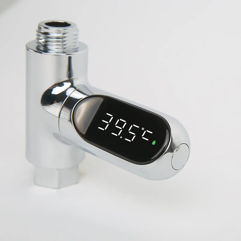 Hot Tub Water Temperature Monitor Electricity LED Display Home Shower Faucets Water Thermometer Bathing Temperature 