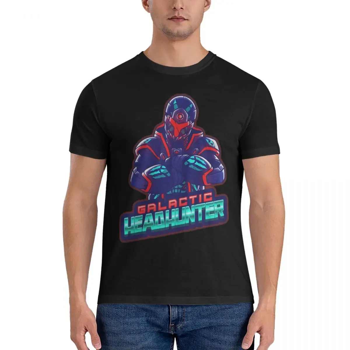 

Men Head T Shirts Galactic Bounty Hunter Cotton Clothes Funny Short Sleeve O Neck Tees 4XL 5XL T-Shirt