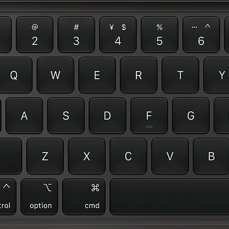 Substituição Keycap Chave Boné & Tesoura Clipe & Dobradiça para Apple Ipad Pro 12.9 Polegadas A2378 A2379 Teclas Mágicas Teclado Preto Inglês - Imagem 2