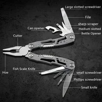 Feriales 15-in-1 Camping Multitool – Hochleistungs-Edelstahl – Tragbares Klappmesser, Zange & Überlebenswerkzeug für Outdoor, Wandern & Notfälle 1