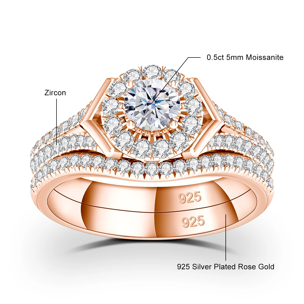 0.5ct Moissanite